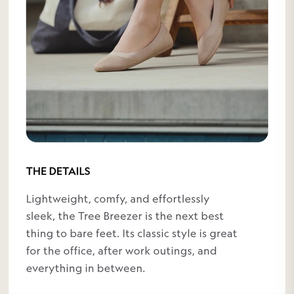 Allbirds Tree Breezer Ballet Flat Shoes Women's 8 - Picture 9 of 10